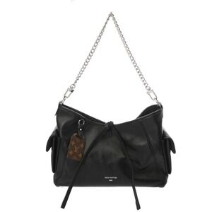 Louis Vuitton Carryall Cargo Vibe Noir Black Leather Shoulder Bag